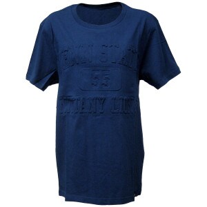 navy short sleeve t-shirt embossed Penn State 55 Nittany Lions